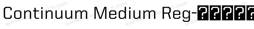 Continuum Medium Reg字体转换